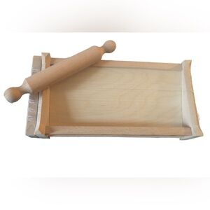 Eppicotispai Chitarra Pasta Cutter Rustic Wood Made in Italy NEW Beechwood